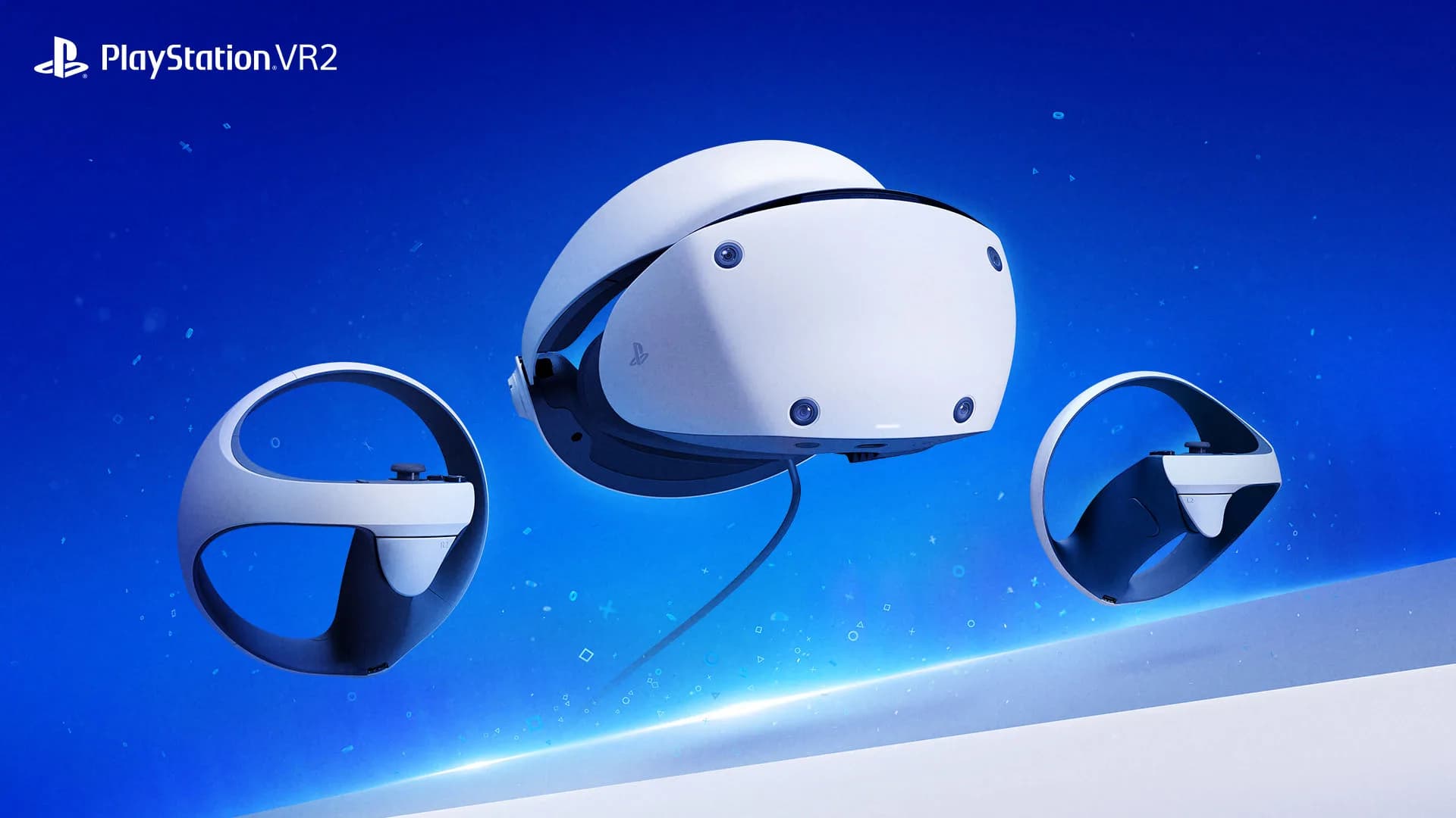 PlayStation VR2 headset, official image from the PlayStation Blog
